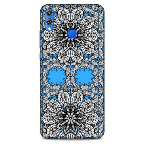 Huawei Honor 8x Uyumlu Kılıf Mavi Delisi (34) Slim Armor Kılıf Sanat