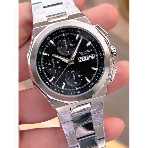 Tom Jones Bileklik Hediyeli Çelik Kordon 3 Atm Suya Dayanıklı 2 Yıl Garantili Erkek Kol Saati 10046.2