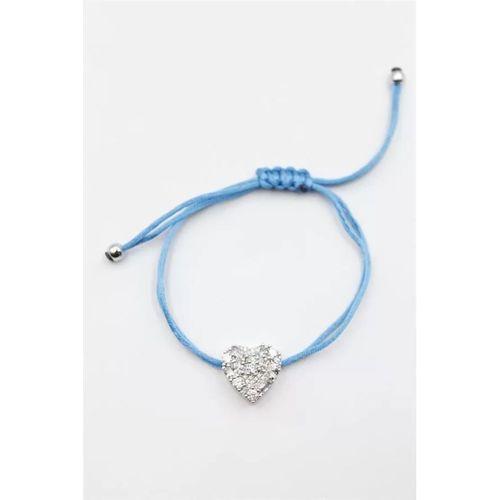 Kalp İp Bileklik - Turkuaz