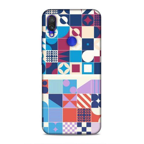 Xiaomi Redmi Note 7 Pro Uyumlu Kılıf Insomnia (5) Koruma Kabı Lacivert Kırmızı