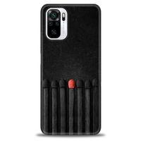 Xiaomi Redmi Note 10 Kılıf HD Baskılı Kılıf - Kibrit Çöpleri + Tam Ekran Koruyucu
