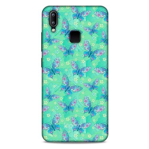 Casper Via A4 Kılıf Kelebek Etkisi (10) Full Koruma Kılıfı Fuşya Yeşil