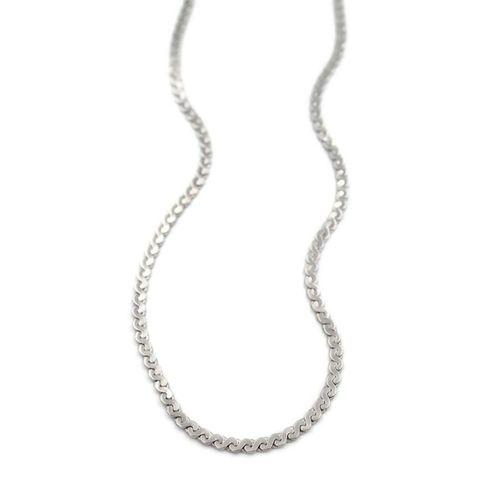 Ezme Zincir Sonsuzluk Kolye - Gümüş