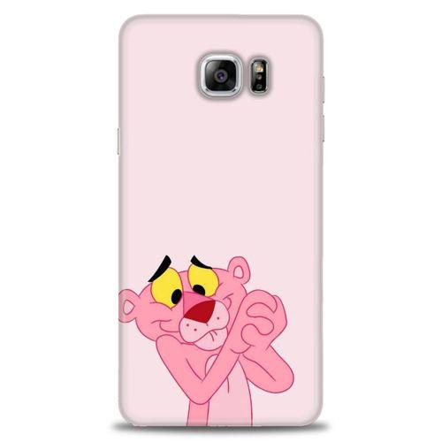 Samsung Galaxy Note 5 Kılıf HD Baskılı Kılıf - Pembe Panter + Tam Ekran Koruyucu