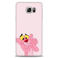 Samsung Galaxy Note 5 Kılıf HD Baskılı Kılıf - Pembe Panter + Tam Ekran Koruyucu