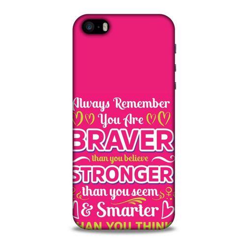 Apple iPhone SE Uyumlu Kılıf Pembe Delisi (50) Shockproof Kılıf Writing