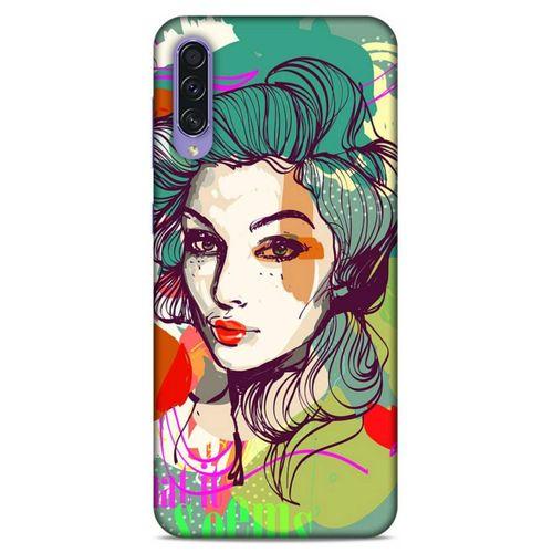 Lopard Samsung Galaxy A50s Uyumlu Kılıf Sürreal Yüzler ♀ (26) Tpu Silikon Kılıf Desenli