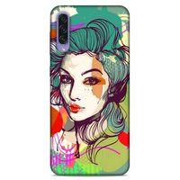 Lopard Samsung Galaxy A50s Uyumlu Kılıf Sürreal Yüzler ♀ (26) Tpu Silikon Kılıf Desenli