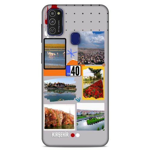 Lopard Samsung Galaxy M21 Uyumlu Kılıf Şehirli ※ (40) Kırşehir Fit Silikon Kılıf