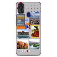 Lopard Samsung Galaxy M21 Uyumlu Kılıf Şehirli ※ (40) Kırşehir Fit Silikon Kılıf