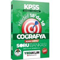 KPSS Genel Kültür Hedef 18 de 18 Coğrafya Konu Özetli Soru Bankası Yediiklim Yayınları