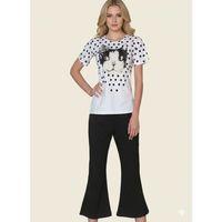 Berrak Kedi Baskılı Bayan Kaprili Takım 2465