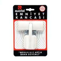 Lüks Emniyet Kancası Beyaz