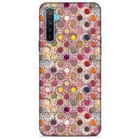 Oppo Realme 6i Kılıf Pastel Renkler (36) Glitter Kılıf Sarı Pembe