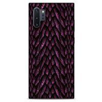 Samsung Galaxy Note 10 Plus Kılıf Dragons (7) Telefon Kılıfı Ejderha Skin Bordo