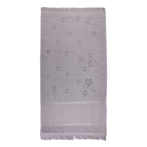 Rüya Pırıltı Saçaklı İşlemelik Havlu 5090 cm Gri