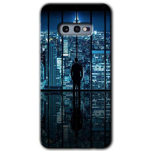 Samsung Galaxy S10e HD Baskılı Kılıf + 9D Tam Ekran Koruyucu - Şehir Manzarası