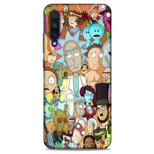 Xiaomi Mi A3 Uyumlu Kılıf Rick And Morty (35) Fit Design Kılıf Cop Rick