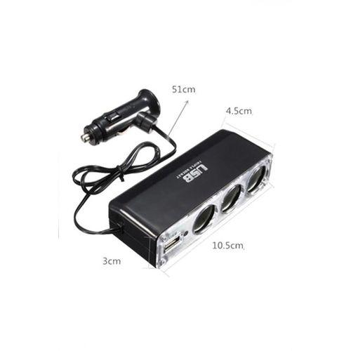 Araç Çakmaklık Çoğaltıcı Usb Araba Çakmak Soket Çoklayıcı Usbşarj