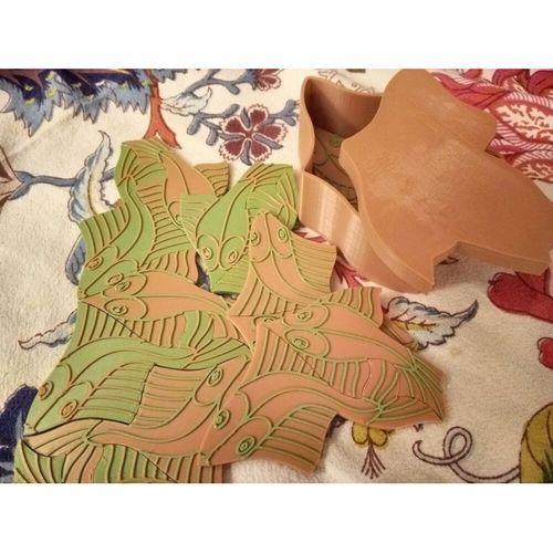 MC Escher Balıkları Fayans - 5146300