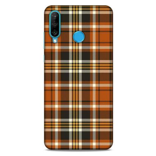 Gömlek (7) Desenli Silikon Kapak Telefon Kabı Huawei P30 Lite Kılıf