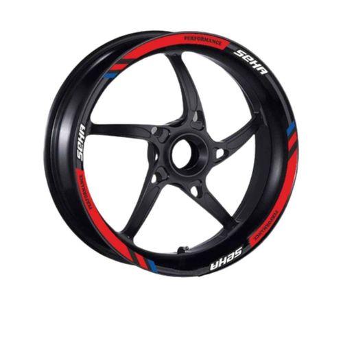 KANUNİ Kanuni Seha 150 2022 - 2024 Uyumlu 1 Set Jant Şeridi Kırmızı