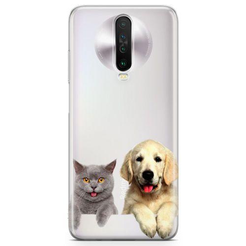 Xiaomi Redmi K30 Kılıf Scottish Fold Kedi Ve Köpek Arka Kapak Koruma Desenli Full Koruyucu