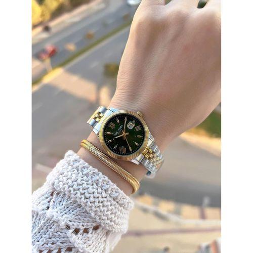 Tom Jones Çelik Kordon Kararma Renk Atma Yapmaz 3 Atm Suya Dayanıklı Kadın Kol Saati BTJ.YN10105.4