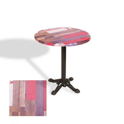 Dockers Çipa Döküm Ayak Yuvarlak Masa Çap 70cm - (Werzalit, Wermodin ve Allzalit Tabla) - Redwood