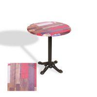 Dockers Çipa Döküm Ayak Yuvarlak Masa Çap 70cm - (Werzalit, Wermodin ve Allzalit Tabla) - Redwood