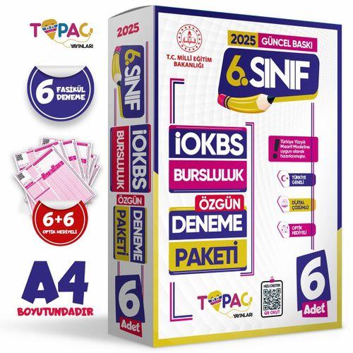 2026 6 Sınıf Topaç Yayınları ÖZGÜN İOKBS-BURSLULUK 6lı Deneme Paketi Dijital Çözümlü Türkiye Geneli