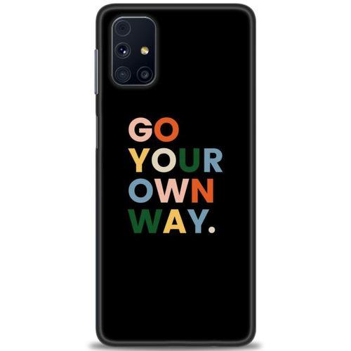 Samsung Galaxy M31S Kılıf HD Baskılı Kılıf - Go Your + Tam Ekran Koruyucu