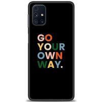 Samsung Galaxy M31S Kılıf HD Baskılı Kılıf - Go Your + Tam Ekran Koruyucu