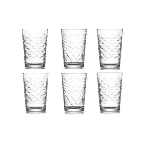 Cam Altılı Su,Meşrubat Bardağı Ve Duvar Monte Bardak Kurutmalık Set