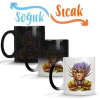 Death Mask Sihirli Kupa Bardak Porselen