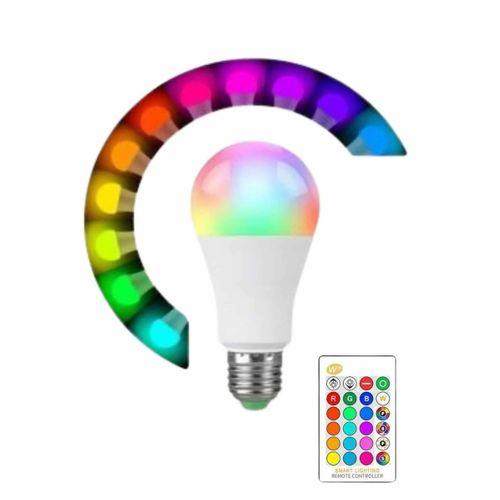 Akıllı Rgb Led Ampul Led Uzaktan Kumandalı Renk Değiştiren Ampul