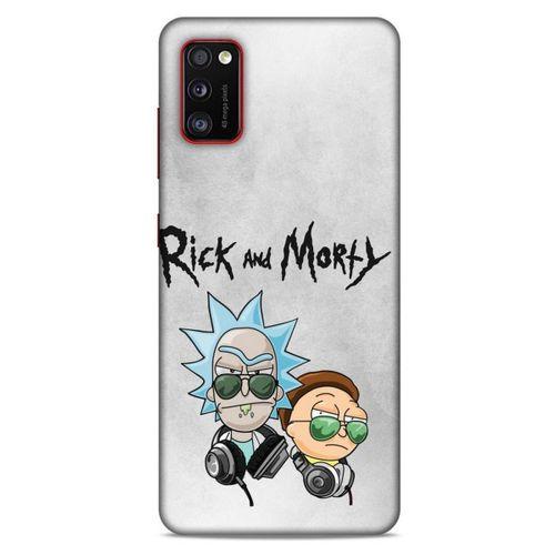 Samsung Galaxy A41 Uyumlu Kılıf Rick And Morty (4) Koruma Kılıfı Eye Patch Morty