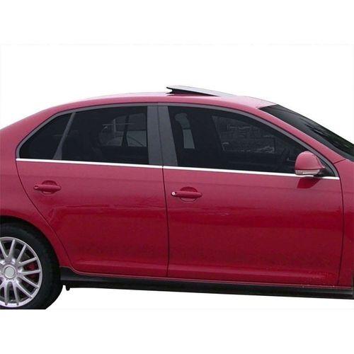 Volkswagen Jetta Uyumlu Cam Çıtası 4 Parça  Krom 2006-2011