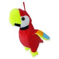 Peluş Sevimli Hayvanlar 25 cm - Kırmızı Papağan