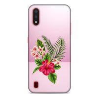 Lopard Samsung Galaxy A01 Uyumlu Kılıf Bahar (19) Kılıfları Kırmızı Yeşil