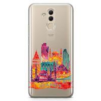 Huawei Mate 20 Lite Kılıf İstanbul Turistik Mekanlar Arka Kapak Koruma Desenli Full Koruyucu