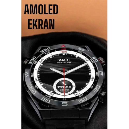 Akıllı Saat Yeni Nesil 2024 Model Metal Kordonlu Bluetooth Bağlantılı