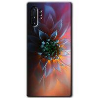 Potkal Hediye Fabrikası Samsung Galaxy Note 10 Plus Kılıf HD Desen Baskılı Arka Kapak - Çiçek Motif