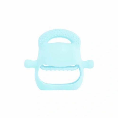 Mavi Bebek Silikon Diş Kaşıyıcı