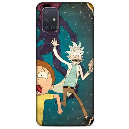 Samsung Galaxy A71 Uyumlu Kılıf Rick And Morty (27) Tasarımlı Kılıf Alternate-universe