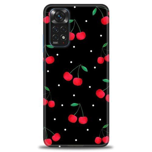 Xiaomi Redmi Note 12 Pro 4G Kılıf HD Baskılı Kılıf - Kirazlar + Tam Ekran Koruyucu