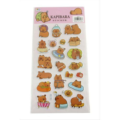 Çzglm Karakteri Kabartmalı Sticker