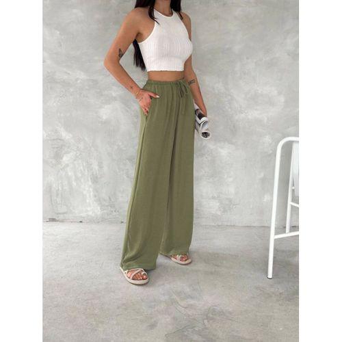 Ayrobin Oversize Pantalon - Mint Yeşili
