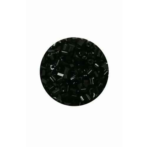 Kesme Cam Boncuk 2mm - 20 Gram - Siyah -BNC312