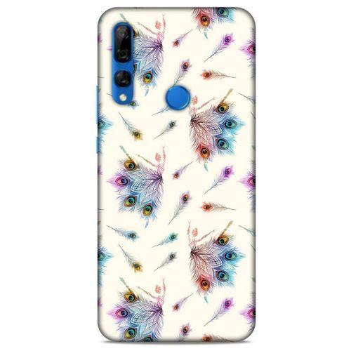 Huawei Y9 Prime 2019 Kılıf Desenli Özel Seri Tüyler (35) Fit Design Kılıf